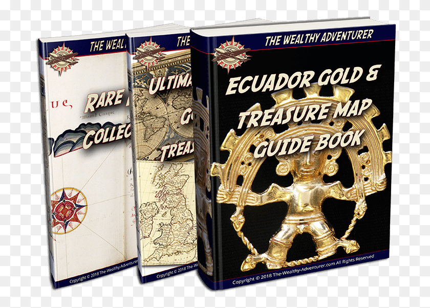706x542 Mapa Del Tesoro Y Oro De Ecuador Emblema, Texto, Cartel, Publicidad Hd Png