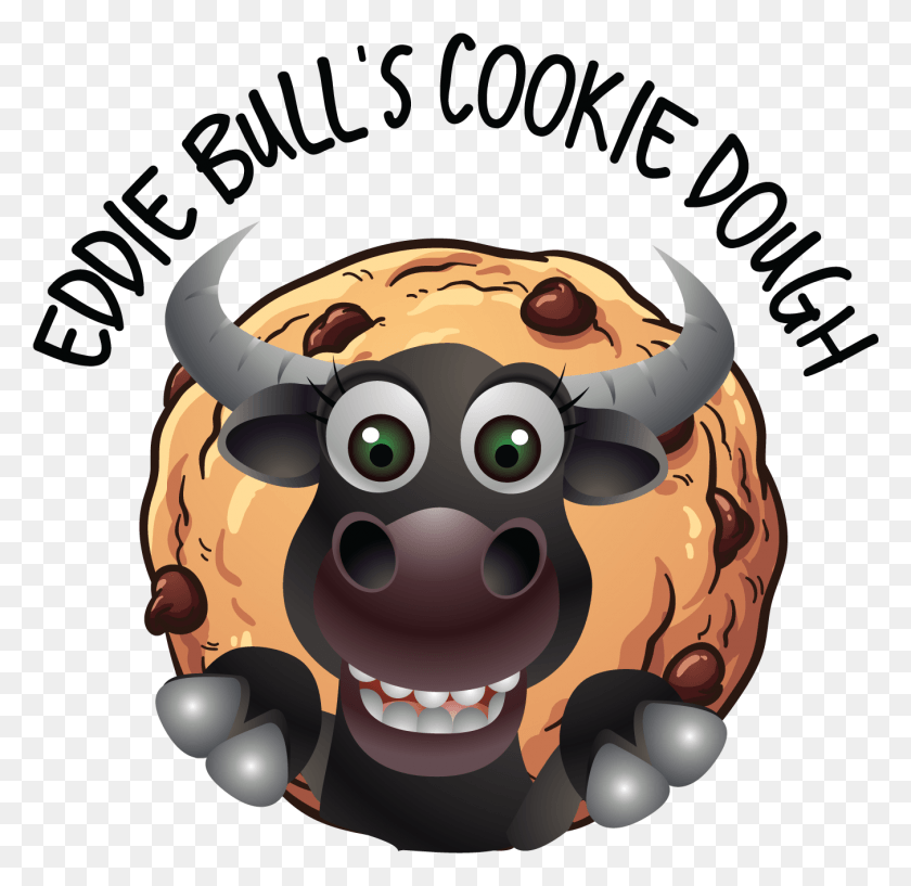 1352x1313 Descargar Png Eddie Bulls Logo Eddie Bulls Cookie Dough, Hocico, Dientes, Boca Hd Png