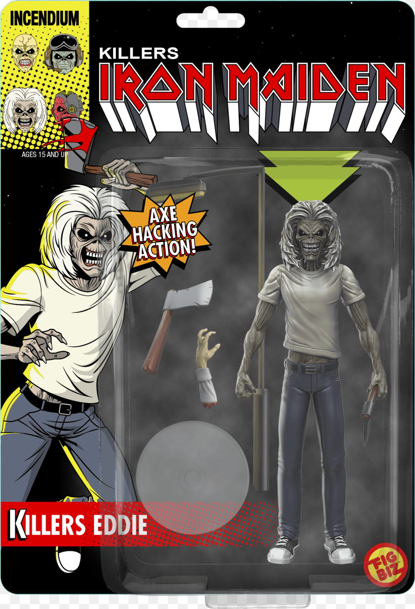 Eddie Iron Maiden Action Figure PNG