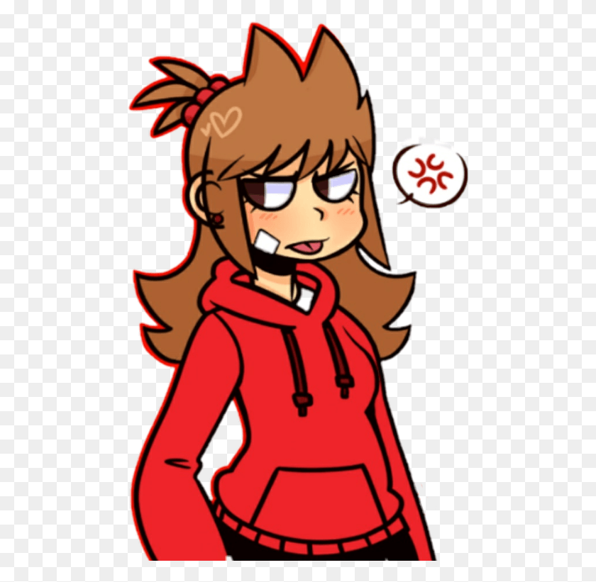 480x761 Eddsworld Tord Girl Version, Clothing, Apparel, Person HD PNG Download