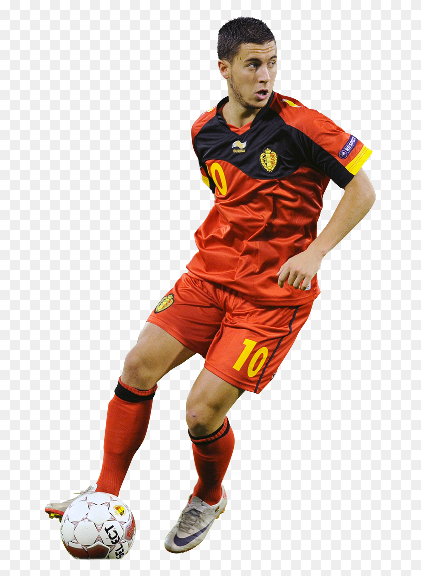 663x1091 Eden Hazard Belgica Kick Up A Soccer Ball, Clothing, Apparel, Ball HD PNG Download