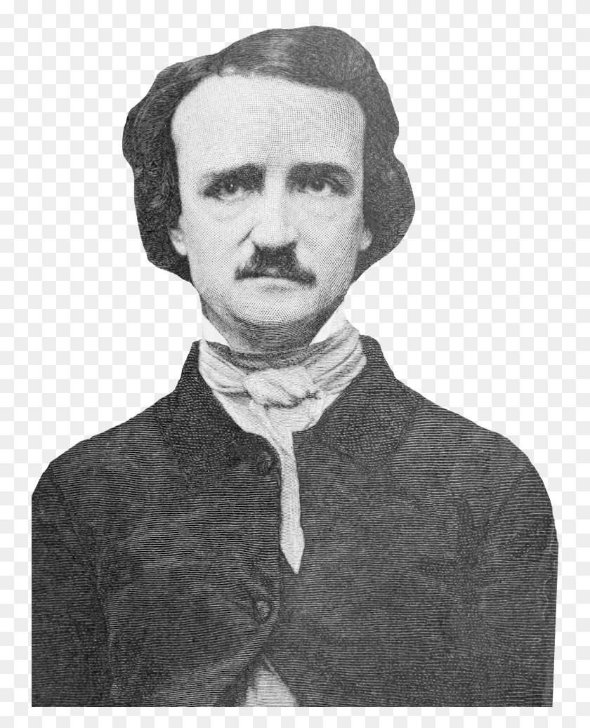 752x977 Edgar Allan Poe Gentleman, Person, Human, Face HD PNG Download