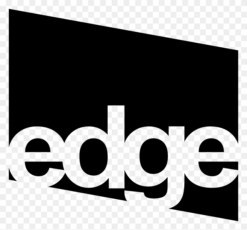 6655x6167 Edge Logo Black Graphic Design, Label, Text, Symbol HD PNG Download