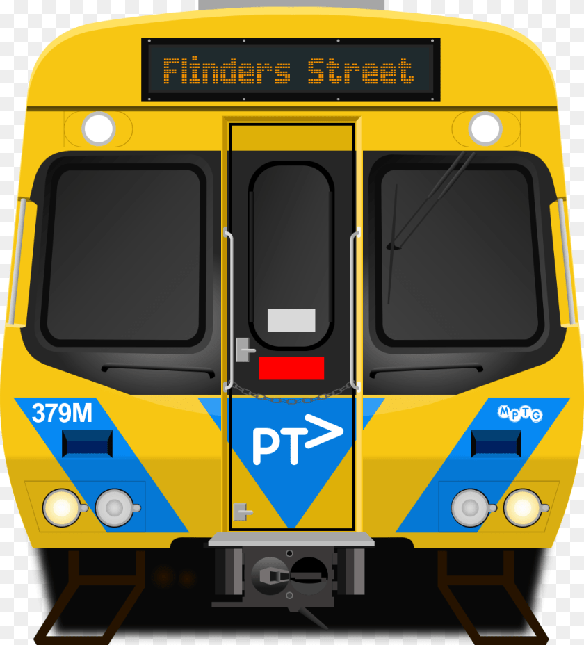 1054x1165 Edi Comeng Train With A Front Door Train From The Front, Transportation, Vehicle, Terminal, Bus PNG