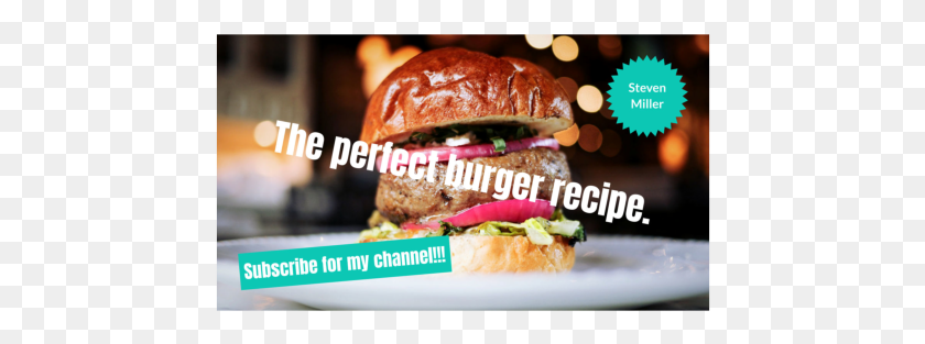 450x253 Edit This Template Flyer, Burger, Food HD PNG Download
