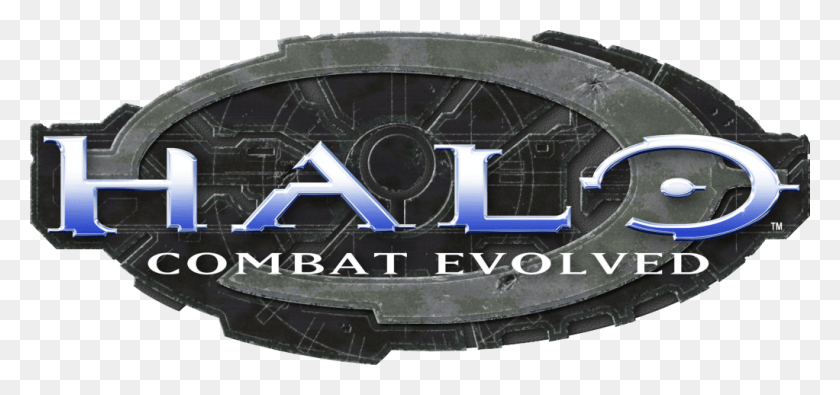 1022x440 Edited By R93 Sniper On Dec 7 2015 At Halo Combat Evolved Logo, Symbol, Trademark, Tire HD PNG Download