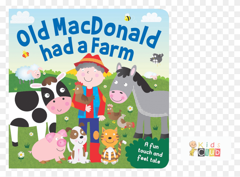 1068x769 Editorpick Touch And Feel Old Macdonald Image Cartoon, Poster, Advertising, Flyer Hd Png Download