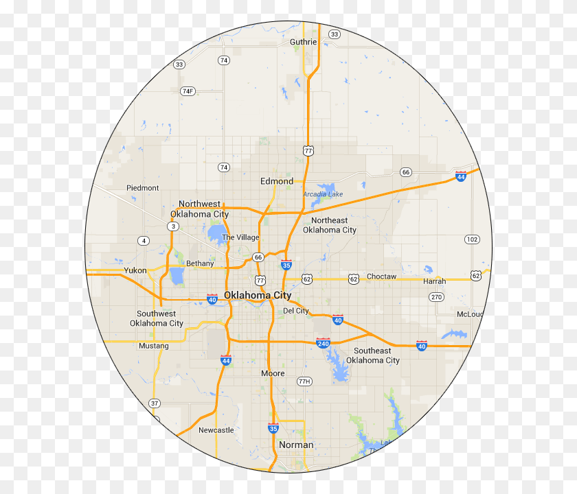 594x660 Edmond And Okc Appliance And Tv Repair Service Area Circle, Plot, Diagram, Map HD PNG Download