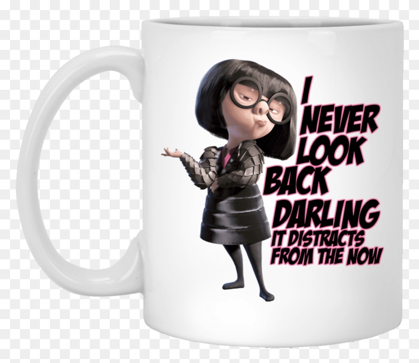 1137x974 Edna Mode I Never Look Back Darling It Distracts Edna Mode, Coffee Cup, Cup, Person HD PNG Download