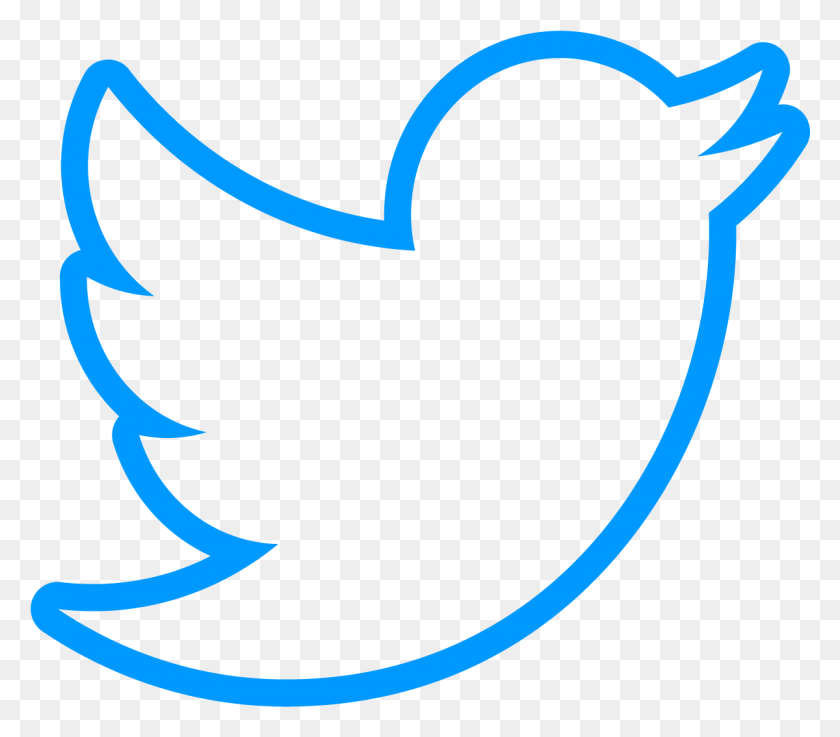 1200x1042 Edtechteacher Twitter Bird Outline Blue White Twitter Bird Transparent Background, Text, Symbol, Alphabet HD PNG Download