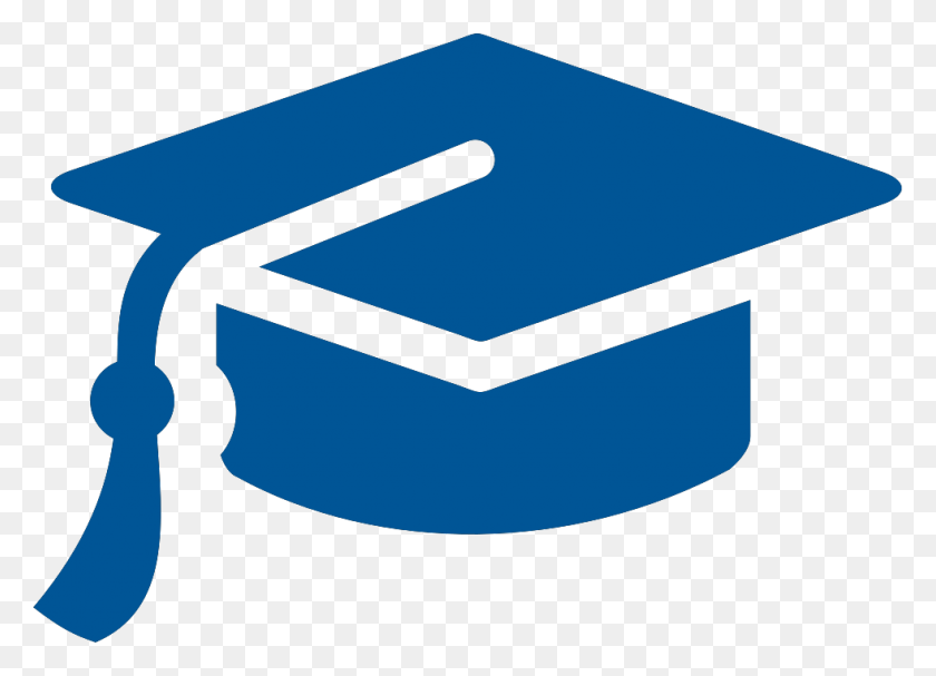 981x688 Educated Blue Graduation Cap Icon, Bow, Nature, Text HD PNG Download