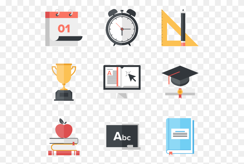 529x505 Education And Knowledge Lesson Icon, Clock Tower, Tower, Architecture HD PNG Download