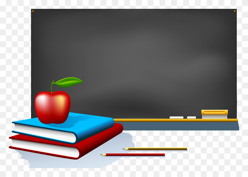 2244x1556 Education Clipart Apple Book Teacher Blackboard Clipart, Text, Plant, Outdoors HD PNG Download