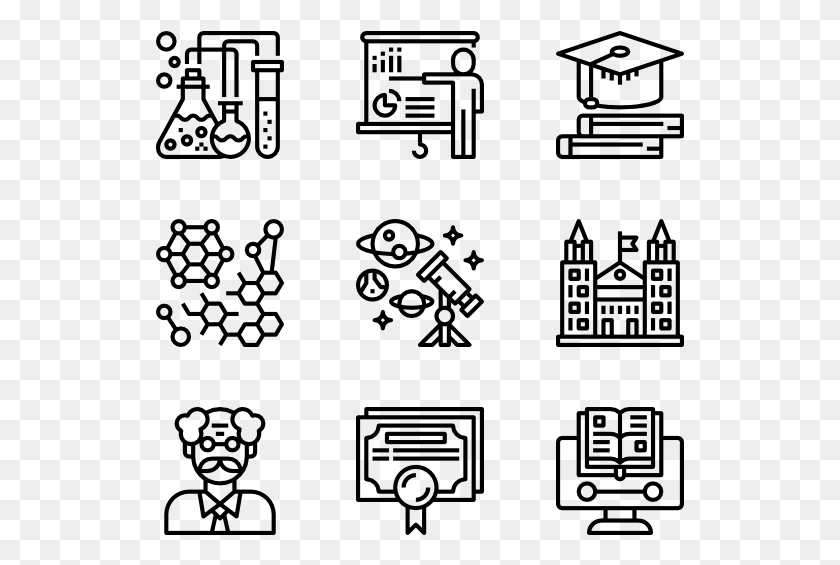 529x505 Education Manufacturing Icons, Gray, World Of Warcraft HD PNG Download