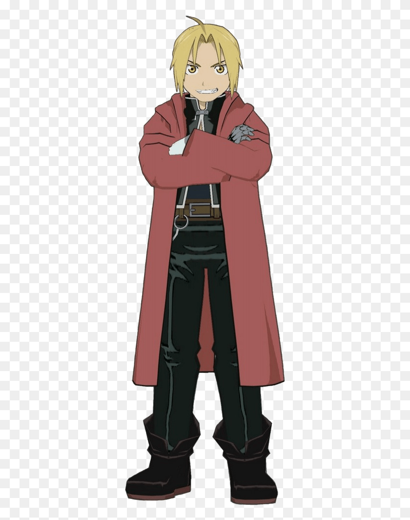 329x1005 Edward Elric Edward Elric Standing, Clothing, Apparel, Person HD PNG Download