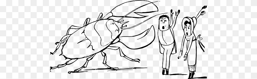 512x261 Edward Lear Drawing Lobster Attack, Person, Face, Head, Animal Sticker PNG
