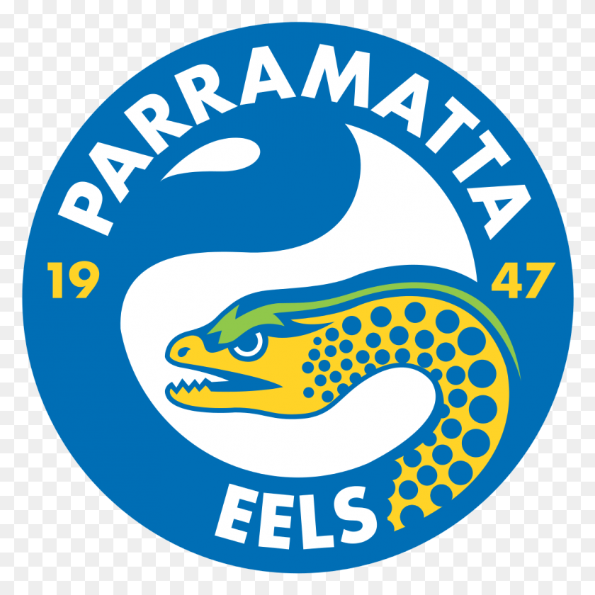 1007x1007 Логотип Eels Nrl, Этикетка, Текст, Наклейка Hd Png Скачать