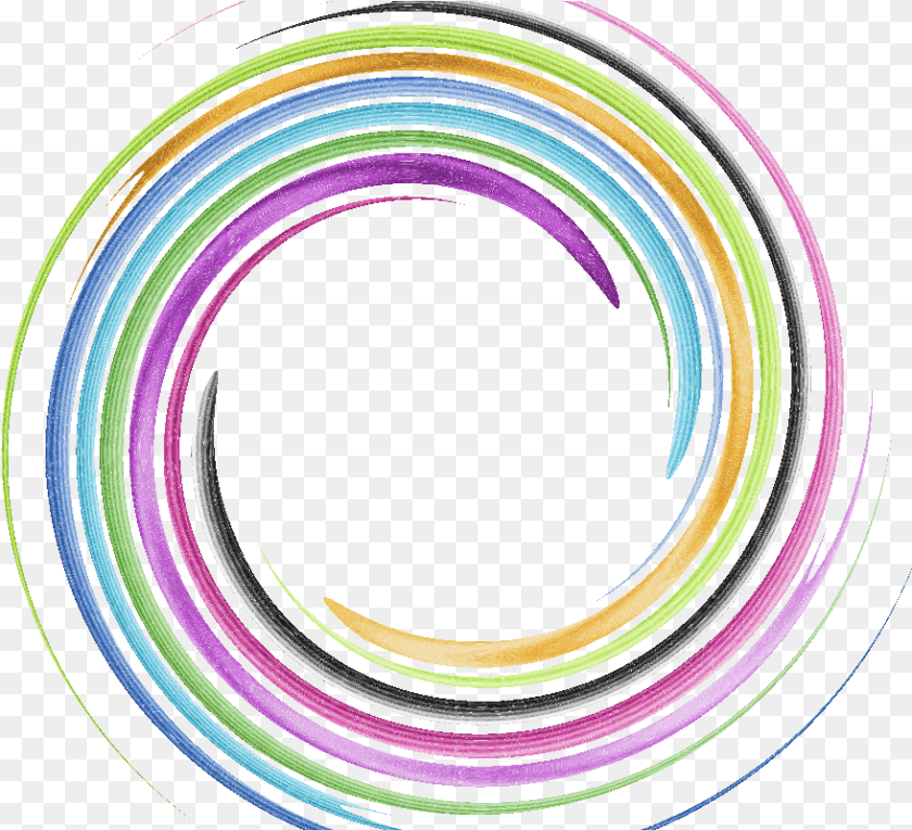 Efeito Circulos, Spiral, Pattern Clipart PNG