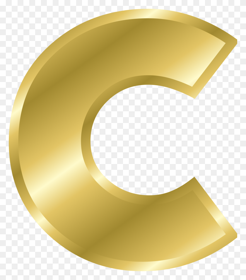2088x2400 Effect Letters Alphabet Gold Letter C Color Gold, Lamp, Text, Number HD PNG Download