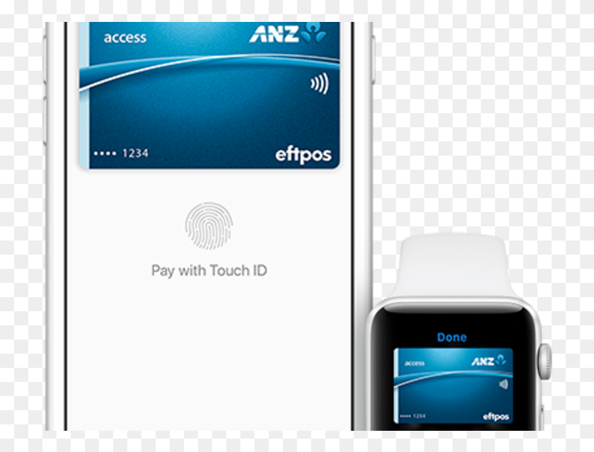 724x579 Eftpos Goes Digital With Apple Pay For Anz Bank Customers Anz Bank, Digital Watch, Electronics, Wristwatch HD PNG Download