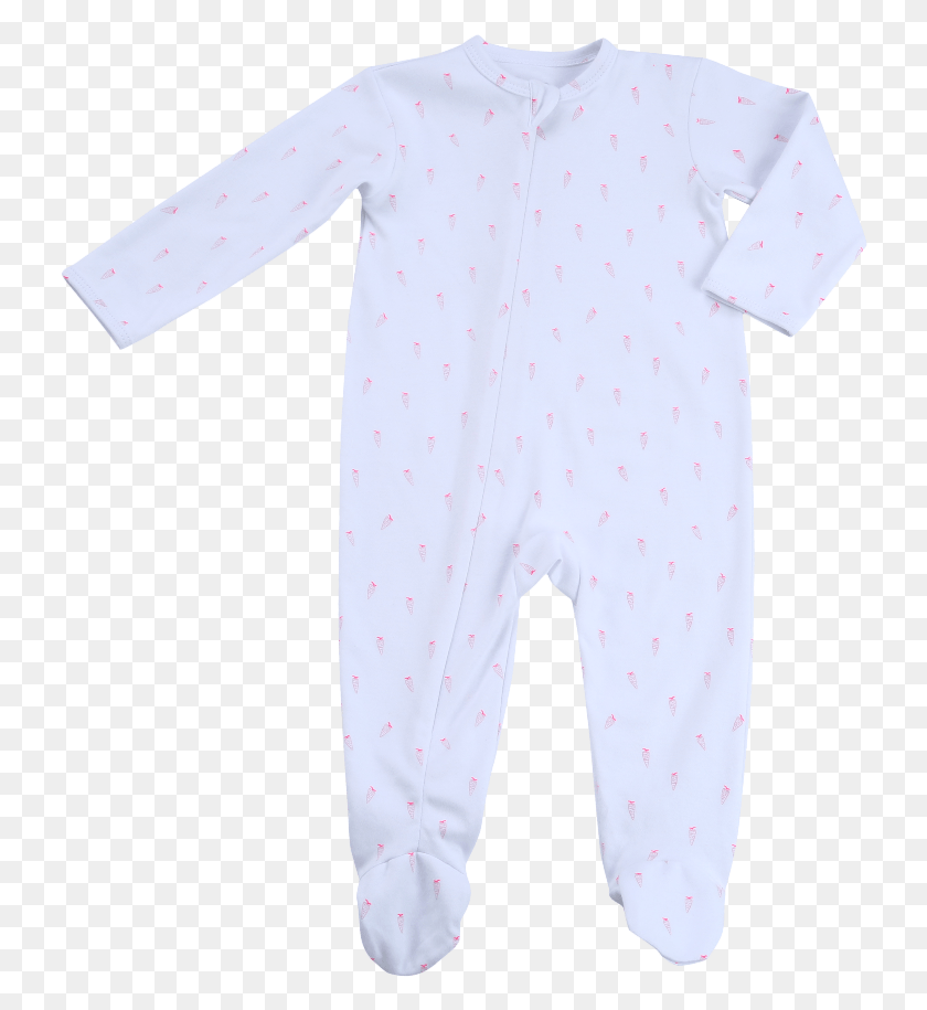 732x855 Яйцо Baby Carrot Print Zipper Footie Baby Polka Dot, Одежда, Одежда, Пижамы Png Скачать