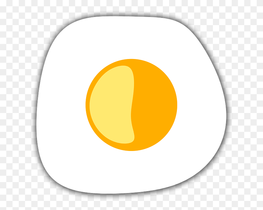 651x609 Egg Egg Cooked Meal Breakfast White Yolk Food Egg Icon White HD PNG Download