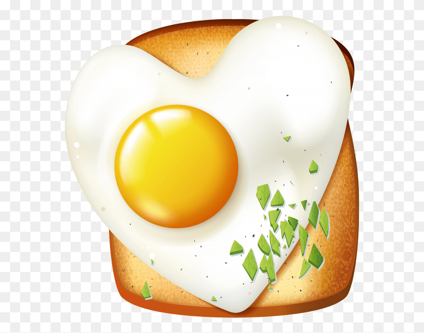 585x601 Egg Illustration, Food, Toast, Bread HD PNG Download