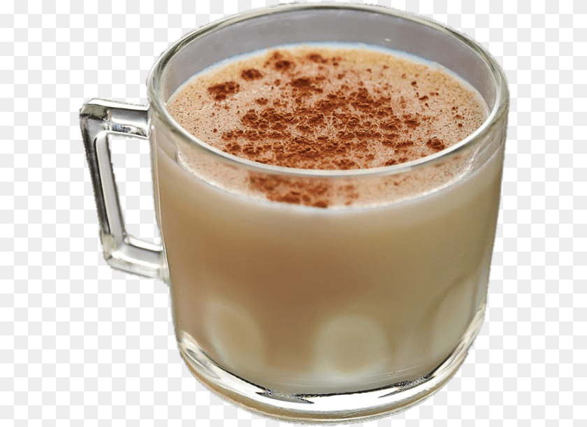 621x611 Eggnog In A Glass Cup Uncle Angelo39s Eggnog Cocktail, Beverage, Coffee, Coffee Cup, Food Sticker PNG