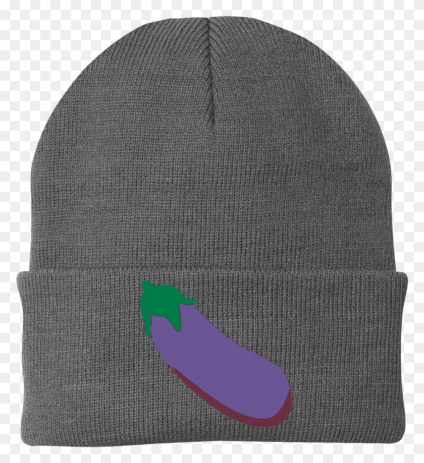 924x1017 Eggplant Emoji One Size Fits Most Knit Cap Beanie, Clothing, Apparel, Hat HD PNG Download