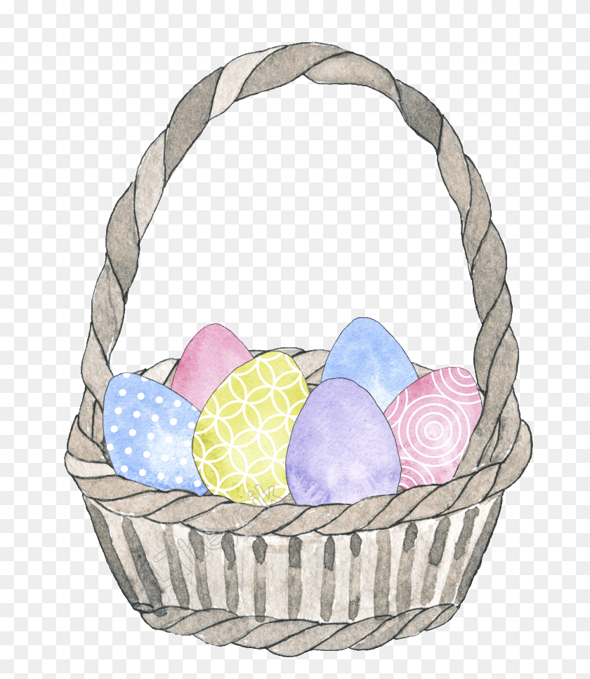 686x908 Eggs Vector Basket Easter Egg, Food, Egg HD PNG Download