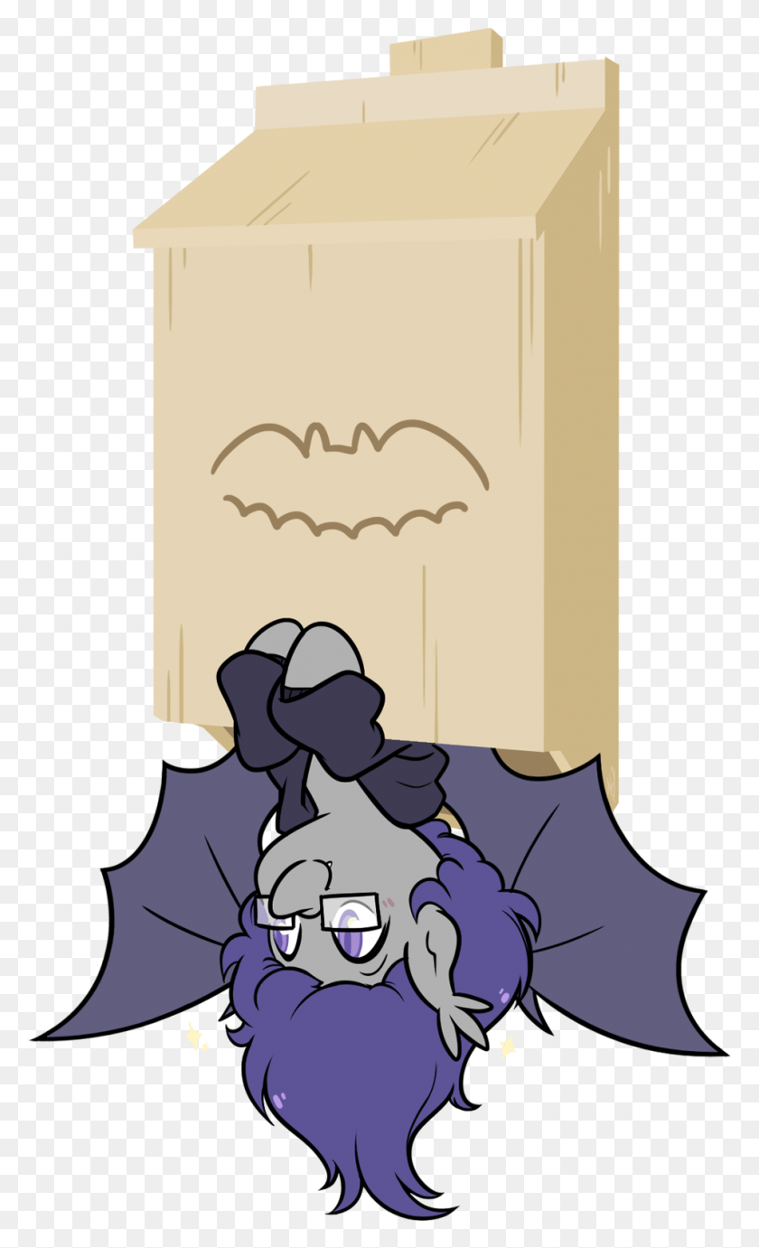 958x1623 Egophiliac Bat Box Bat Pony Cute Glasses Male Cartoon, Text, Graphics HD PNG Download