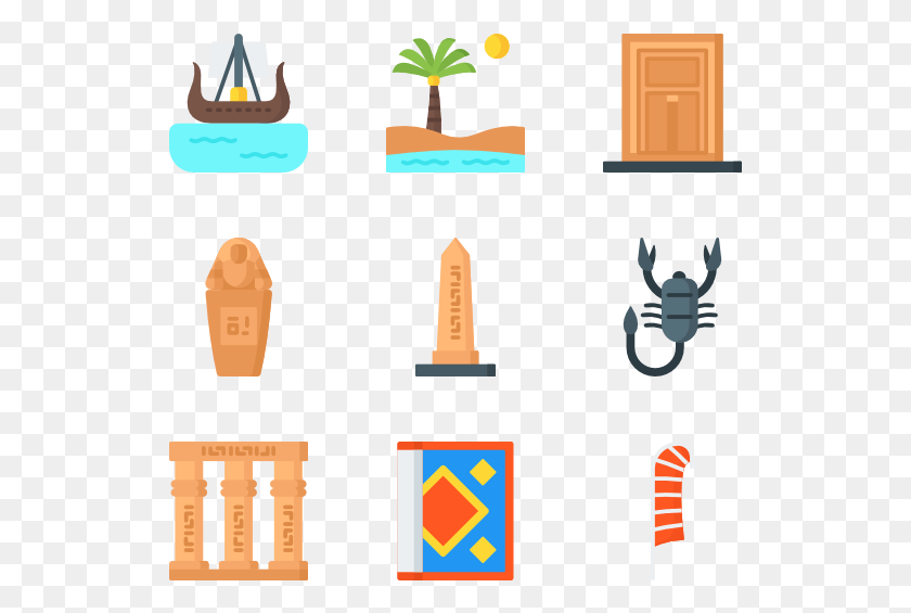 529x505 Egipto, Arquitectura, Edificio, Pilar Hd Png