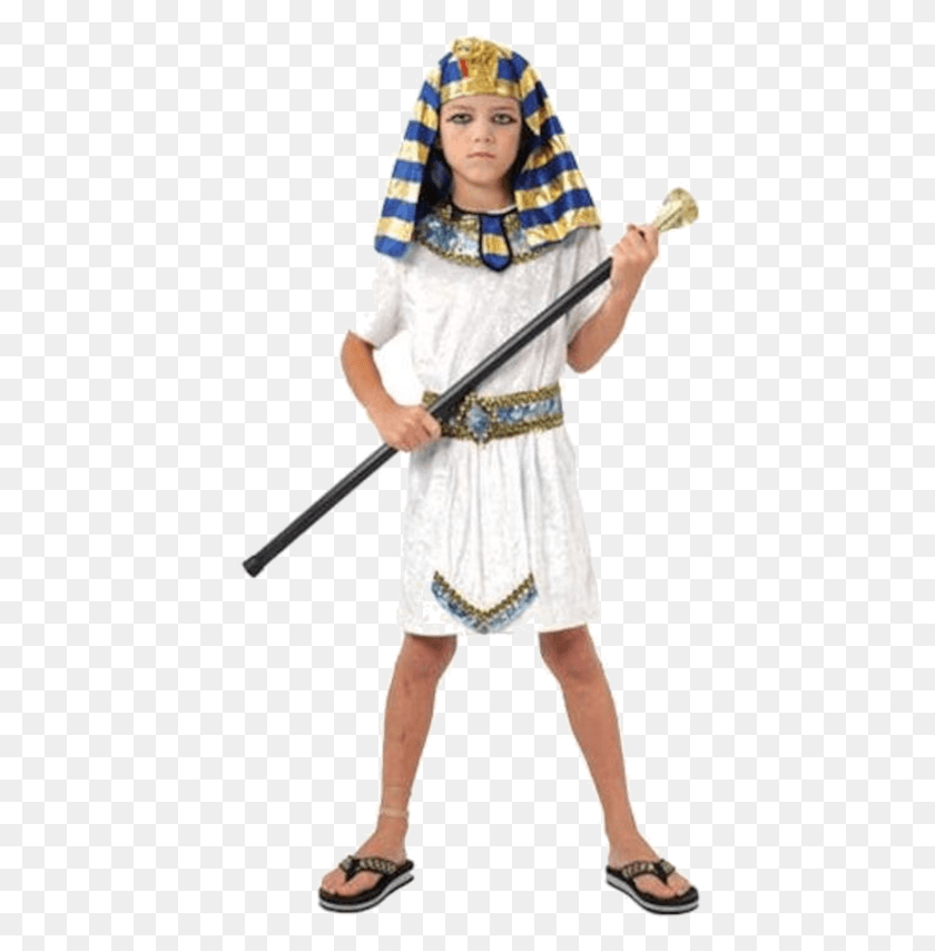 421x794 Egyptian Child Costume Egypt Costume For Boy, Person, Human, Weapon HD PNG Download