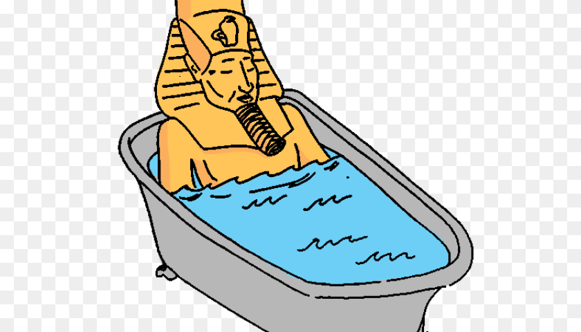 640x480 Egyptian Early Person, Bathing, Bathtub, Tub, Adult Clipart PNG