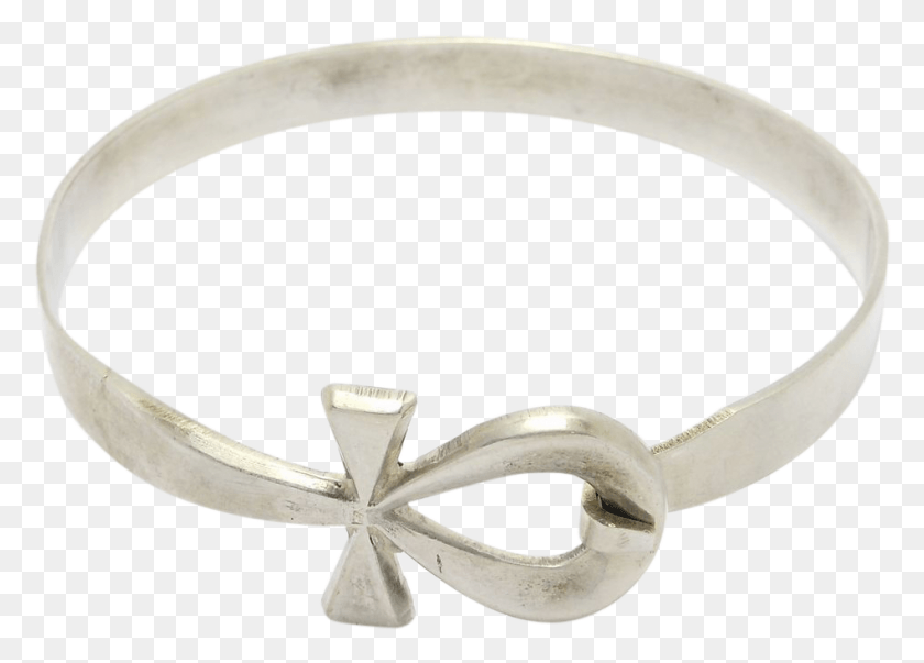 949x661 Egyptian Silver Ankh Bangle Bracelet Hallmarked Bracelet, Accessories, Accessory, Jewelry HD PNG Download