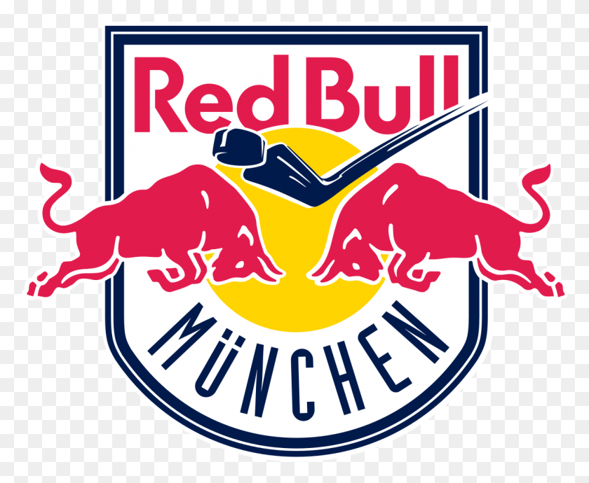 1134x916 Ehc Red Bull Mnchen Red Bull Munchen Logo, Label, Text, Poster HD PNG Download