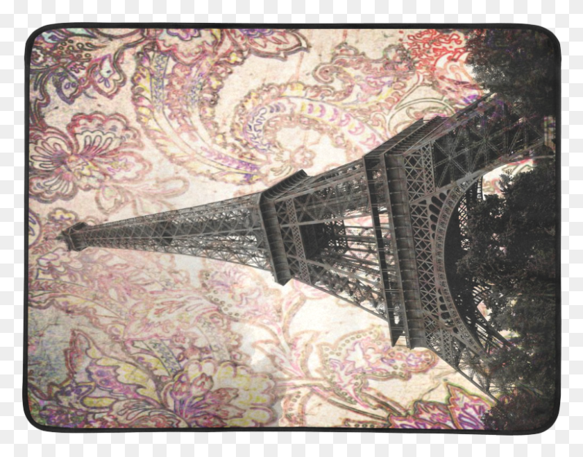 801x616 Eiffel Tower, Bed, Furniture HD PNG Download