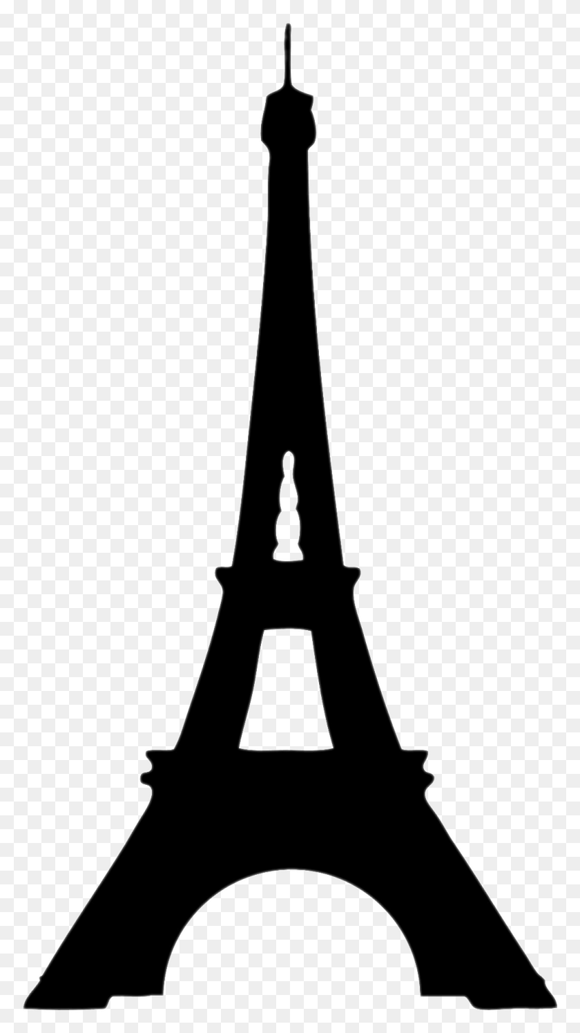 1031x1897 Eiffel Tower Clip Art Silhouette, Lamp, Scale, Furniture HD PNG Download