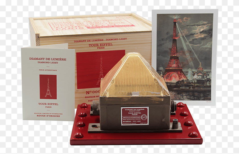 697x482 Eiffel Tower Diamond Light, Text, Box, Carton HD PNG Download
