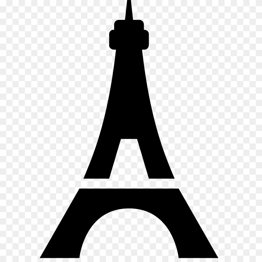 Eiffel Tower Images, Gray Clipart PNG