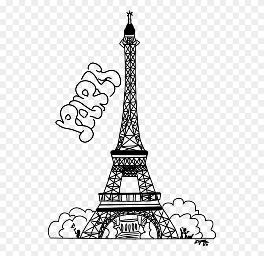 539x757 Eiffel Tower Line Tower, Nature, Outdoors, Astronomy HD PNG Download