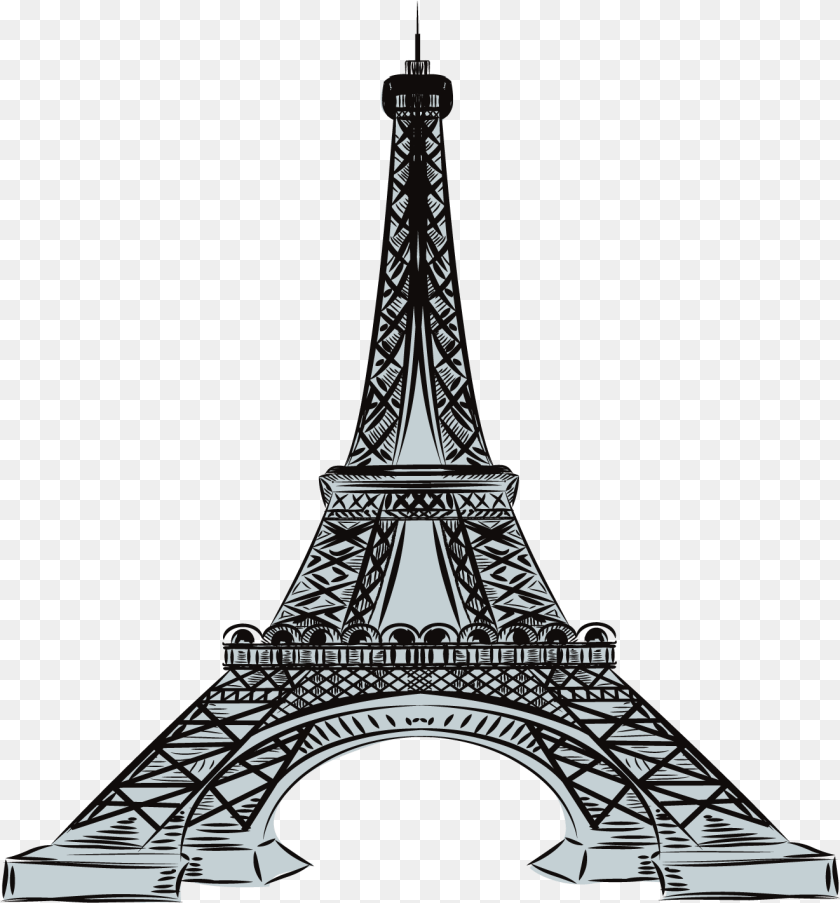 1322x1421 Eiffel Tower November 2015 Paris Attacks Xc9goxefste Torre De Paris Vectorial, Architecture, Building, Lamp Sticker PNG