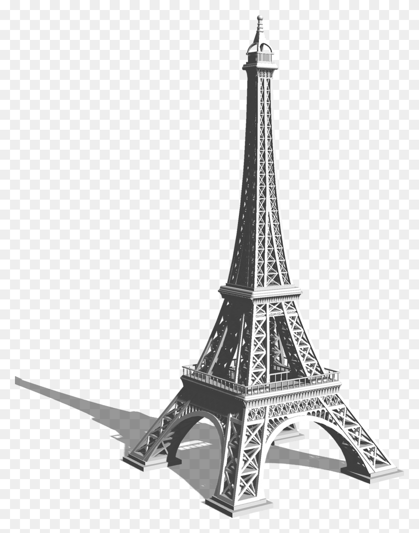 1204x1557 Eiffel Tower Tower, Architecture, Building, Spire HD PNG Download