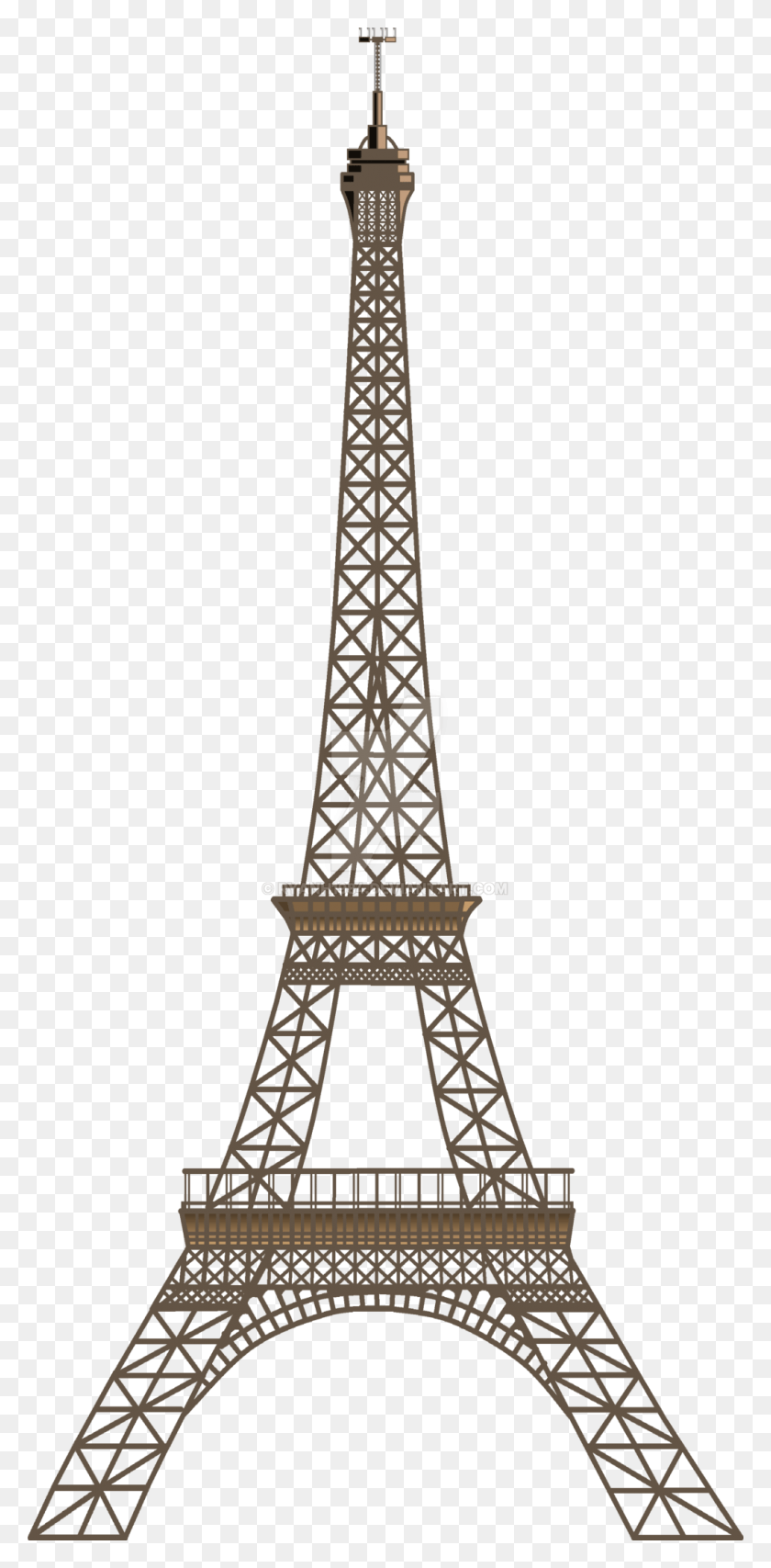 1024x2163 Descargar Png / Torre Eiffel, Corbata, Accesorios, Accesorio Hd Png