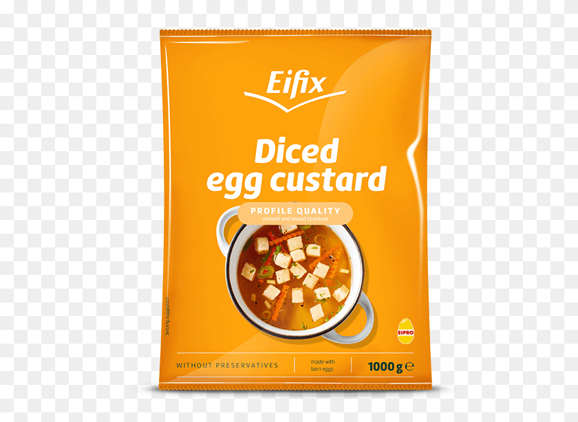 493x554 Eifix Diced Egg Custard Frozen Candy, Bowl, Dish, Meal HD PNG Download