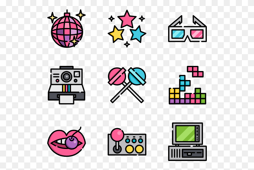 529x505 Eighties, Electronics, Camera, Poster HD PNG Download