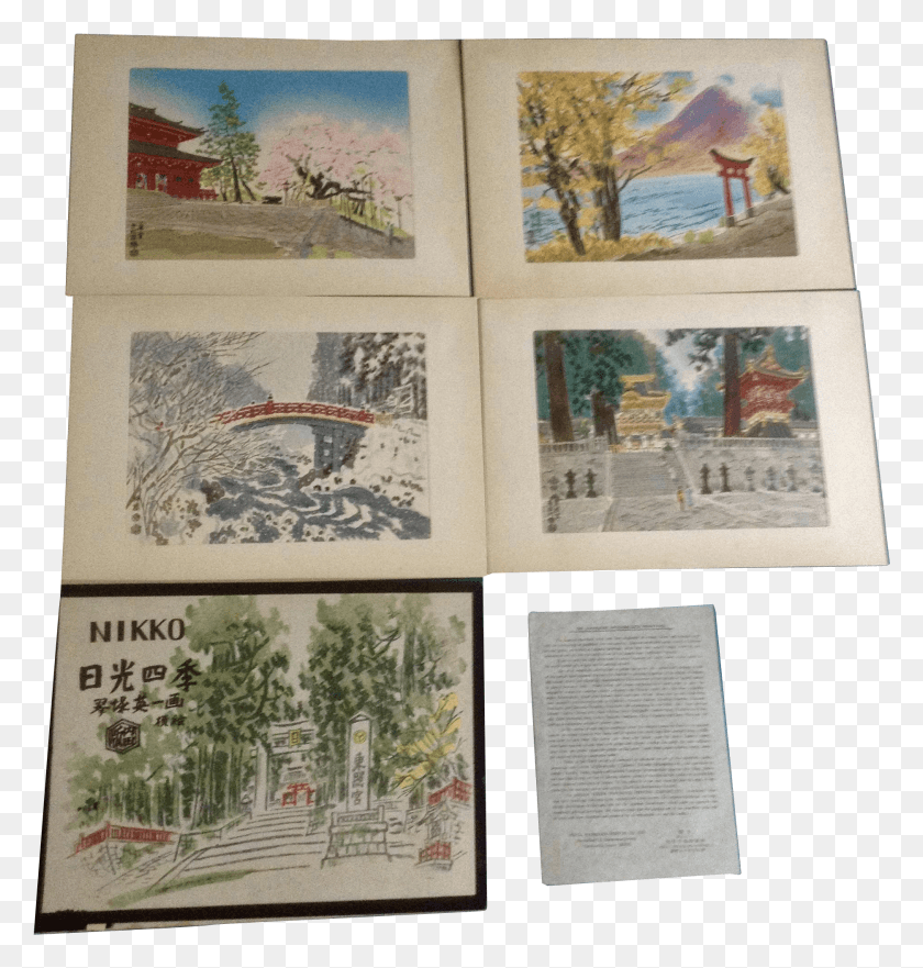 1875x1974 Eiichi Kotozuka Wood Block Prints Four Seasons Of Nikko Collection HD PNG Download