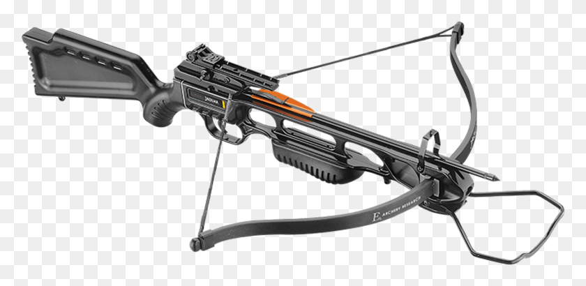 1430x643 Ek Archery Jaguar I Crossbow Rifle Black Stock Ek Archery Jaguar, Gun, Weapon, Weaponry HD PNG Download