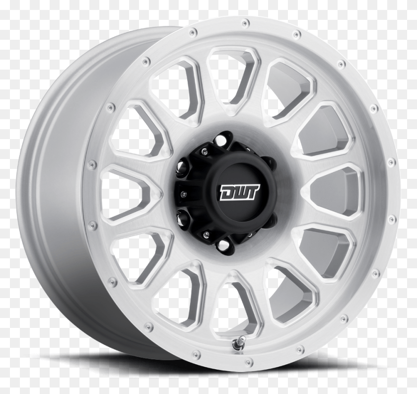 937x881 El Arco Brushed Amp Milled With Black Cap Hubcap, Wheel, Machine, Tire HD PNG Download
