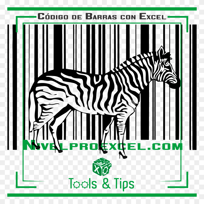 5000x5000 El Cdigo De Barras En Excel Esta Basado En Un Conjunto Barcode Animal, Zebra, Wildlife, Mammal HD PNG Download